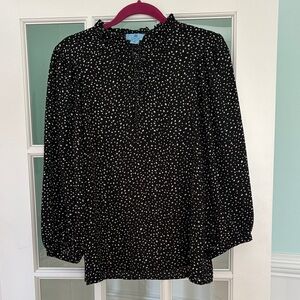 CeCe Women’s Polka Dot Blouse | M